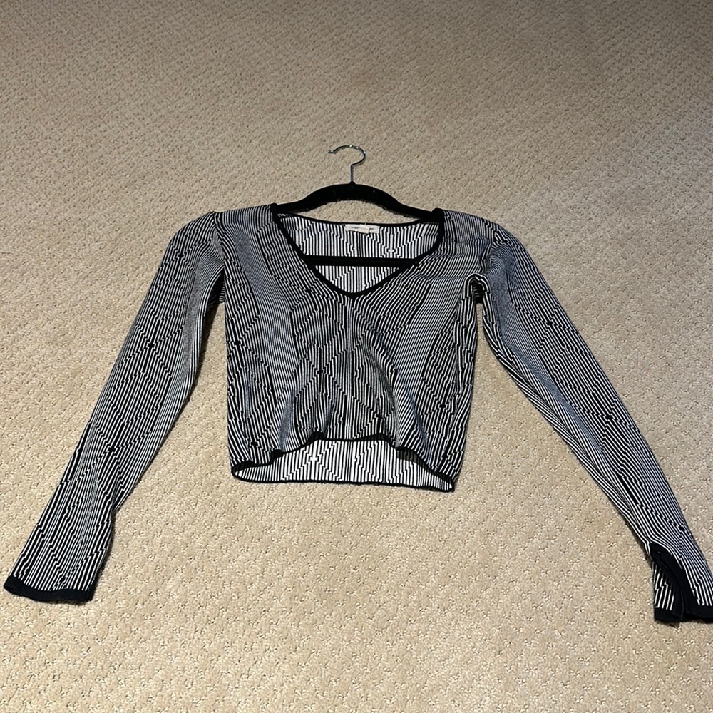 Silence + Noise long sleeve crop